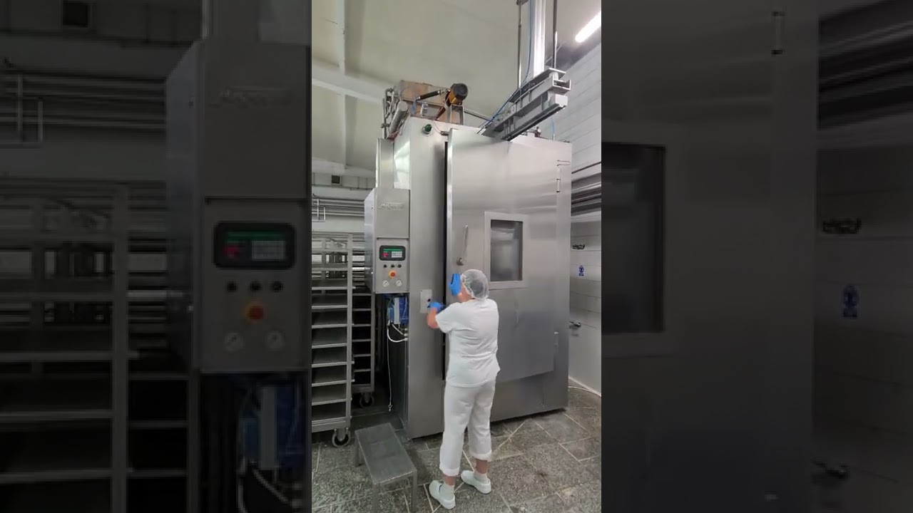 Smoke house trolley washer JUGEMA