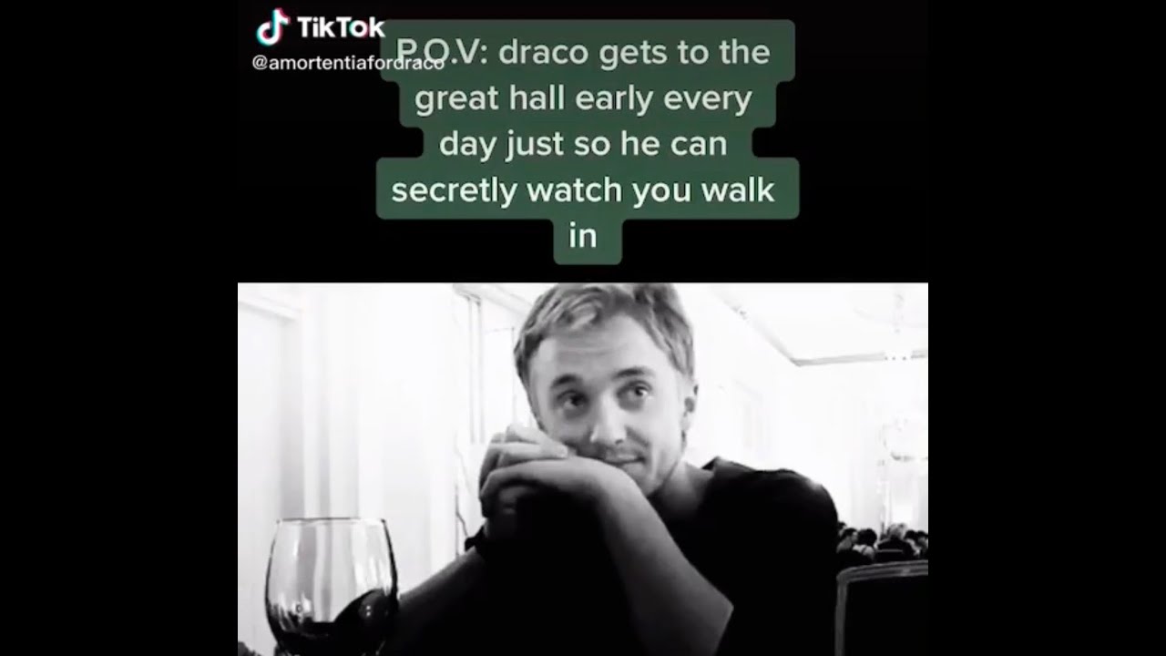 tom felton tik tok is better than dracotok (lowkey)