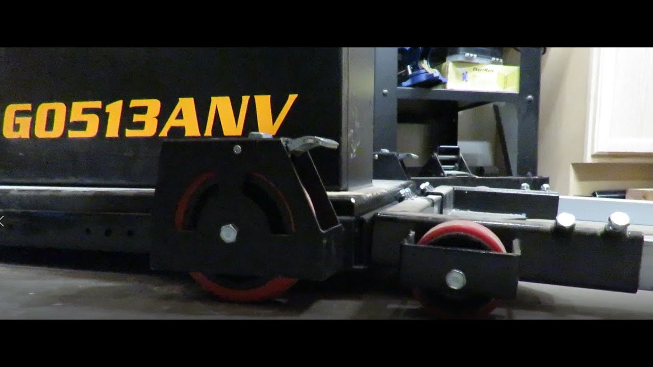 Rockler All Terrain Mobile Base for Grizzly G0513ANV Bandsaw