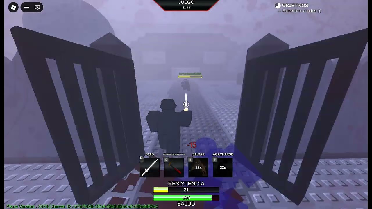 jugando stab XD