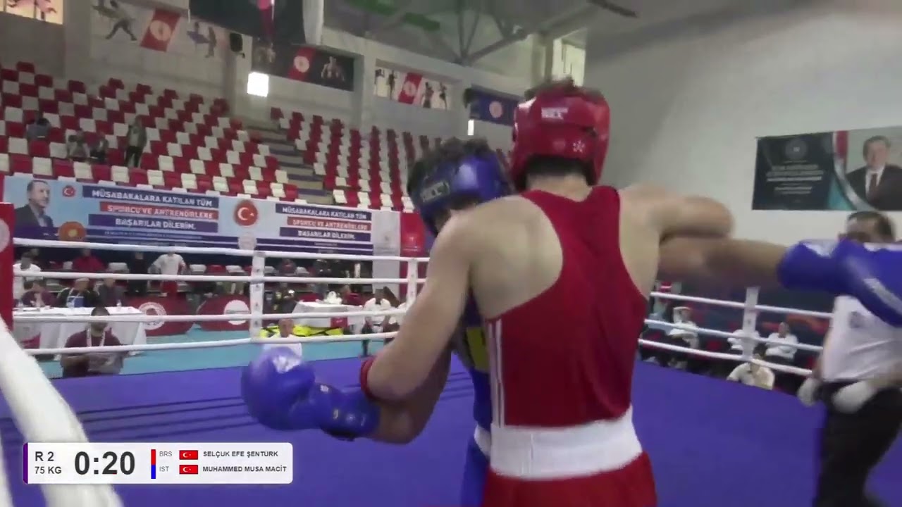 SELÇUK EFE ŞENTÜRK BURSA - MUHAMMED MUSA MACİT İSTANBUL 75 KG Semi Finals