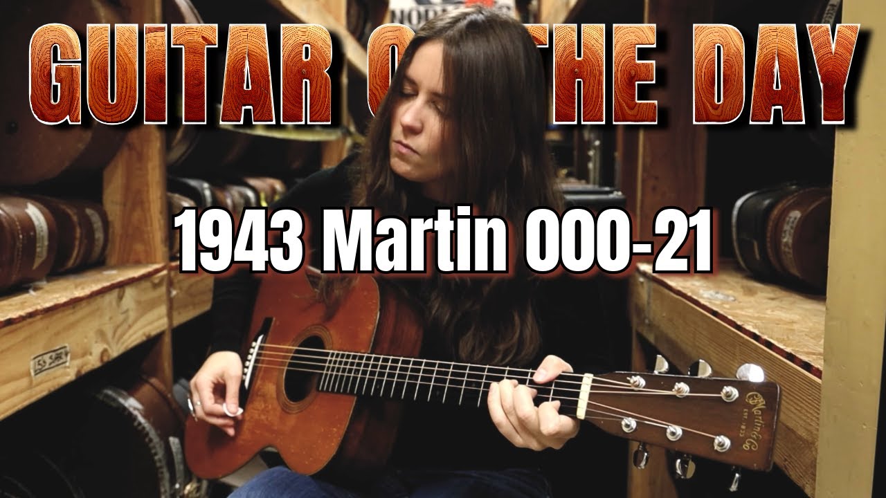 1943 Мартин 000-21 | Гитара дня - Анджела Петрилли