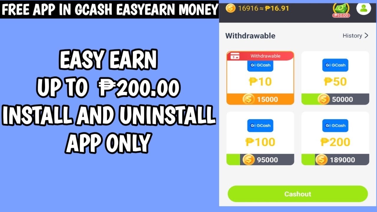 RECEIVED ₱0.5 PESOS : HOW TO PLAY AND EARN IN EASYEARN MAKE MONEY ONLINE || ₱10 WITHDRAW TO GCASH