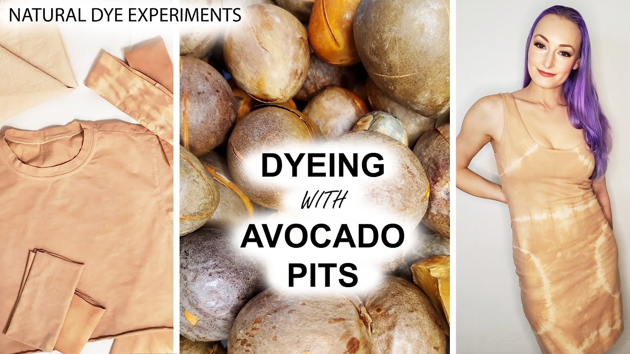 Dyeing with Avocado Pits