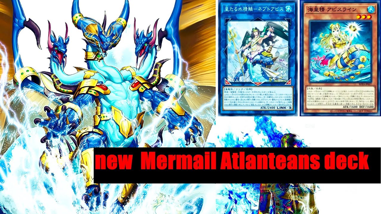 Yu-Gi-Oh! Master Duel  pro,Mermail Atlanteans deck,[ROTA],Poseidra Abyss, the Atlantean Dragon Deity