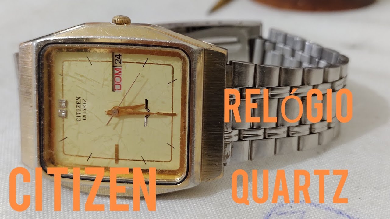 CITIZEN QUARTZ - MAIS UMA MAQUINA ROBUSTA VOLTANDO A FUNCIONAR- LUIS RELOJOEIRO
