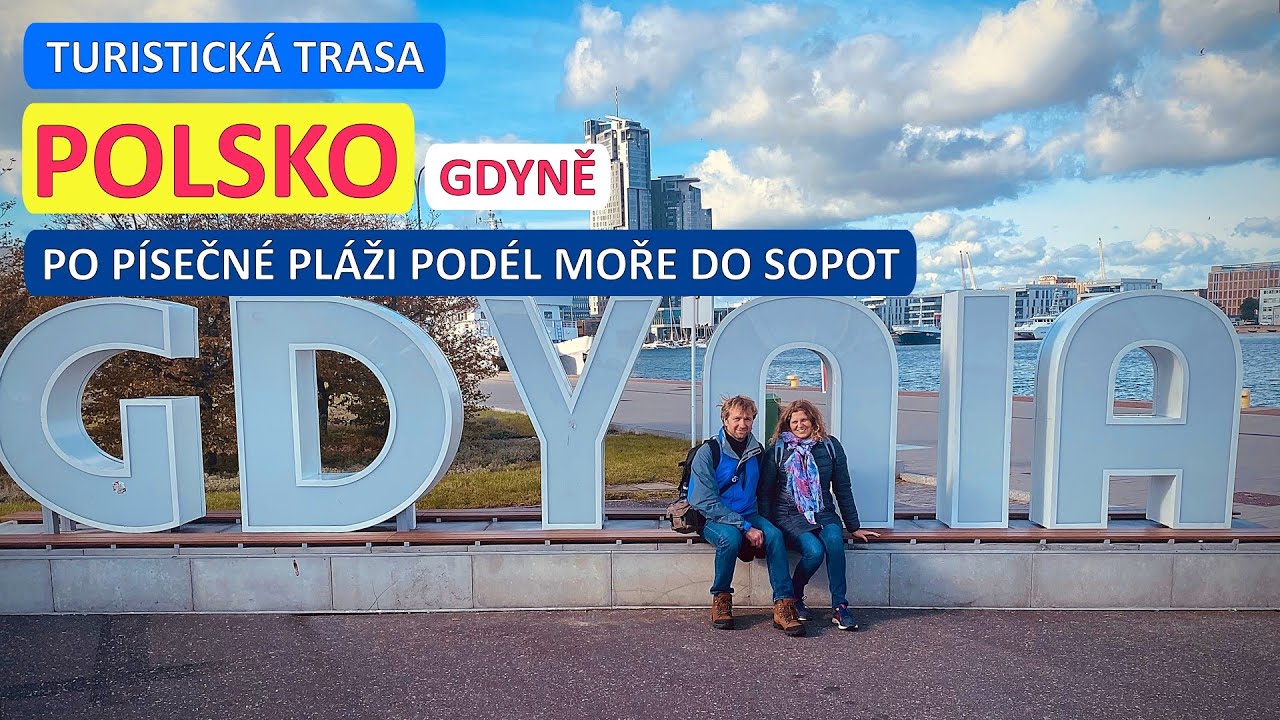 Polsko, Baltské moře, co vidět ve městě Gdyně, pěšky po pláži do Sopot