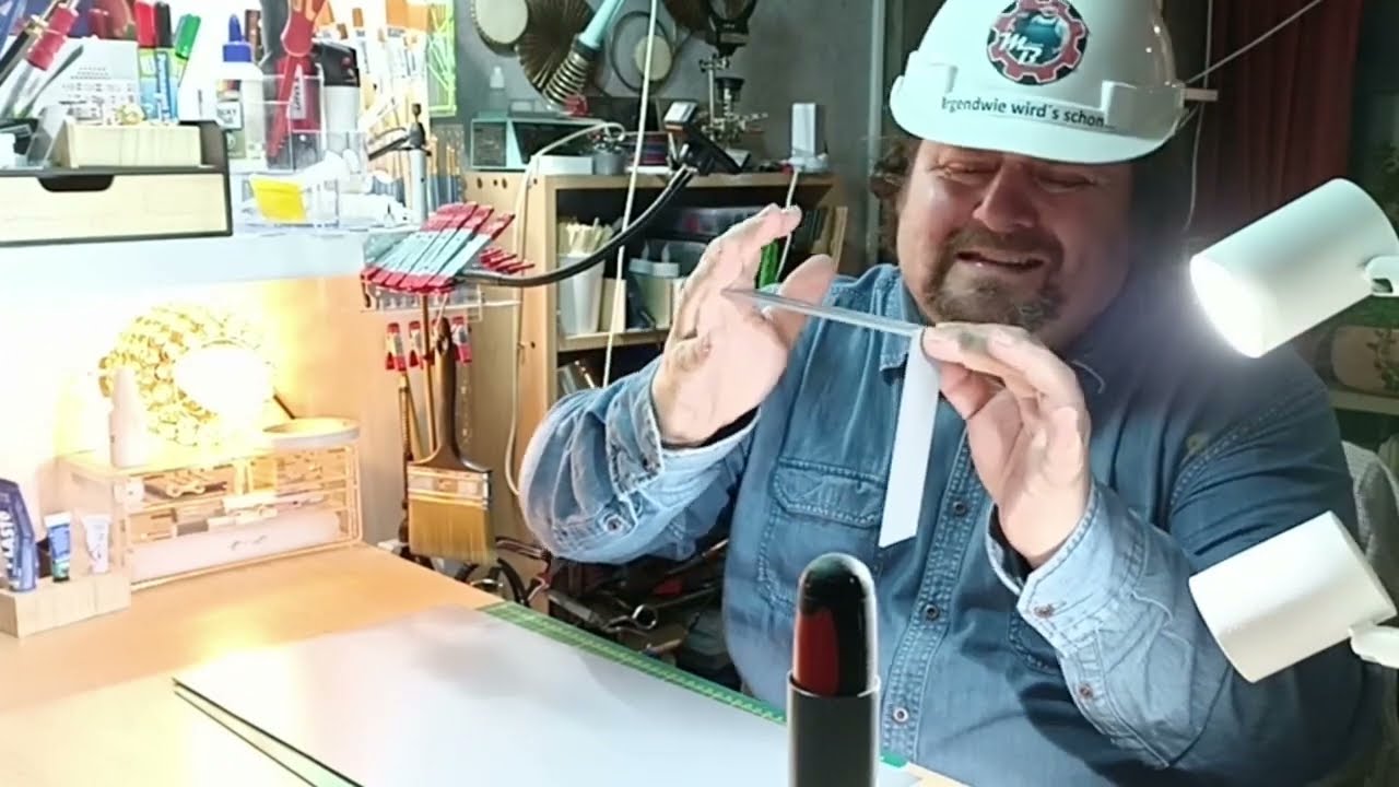 PVC-Hartschaum Ecken formen. So macht&acute;s der Meisterbastler.