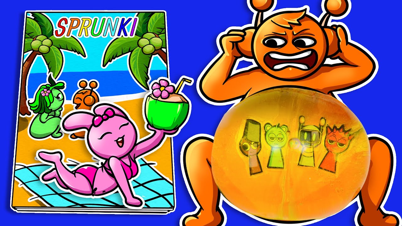 Making INCREDIBOX SPRUNKI Game Book 📚 (➕ Oren Pregnant Story Squishy Surgery) DIY 소닉 테이프