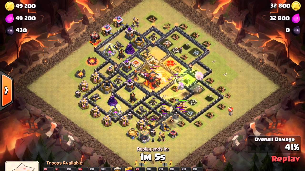 TH10 Three Star with Level 5 Valks