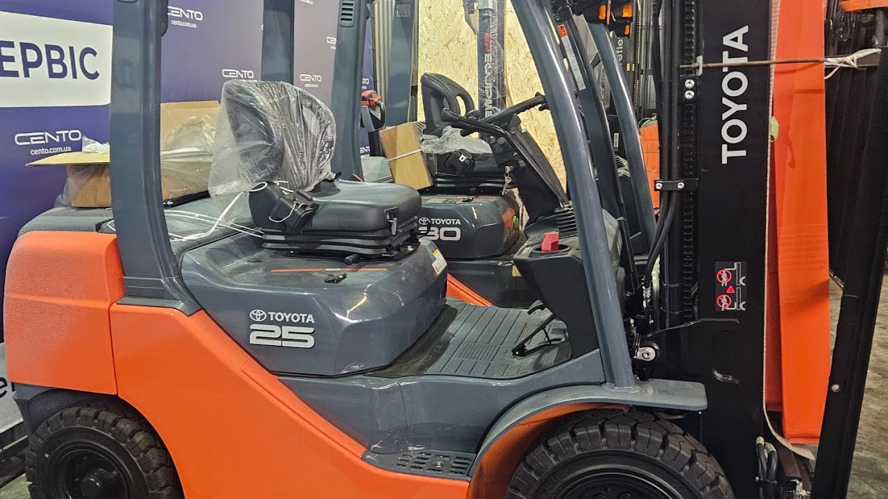 Розпаковка нового TOYOTA 62-8FD25 - 2025 року випуску: Найнадійніший навантажувач 2.5т з Японії