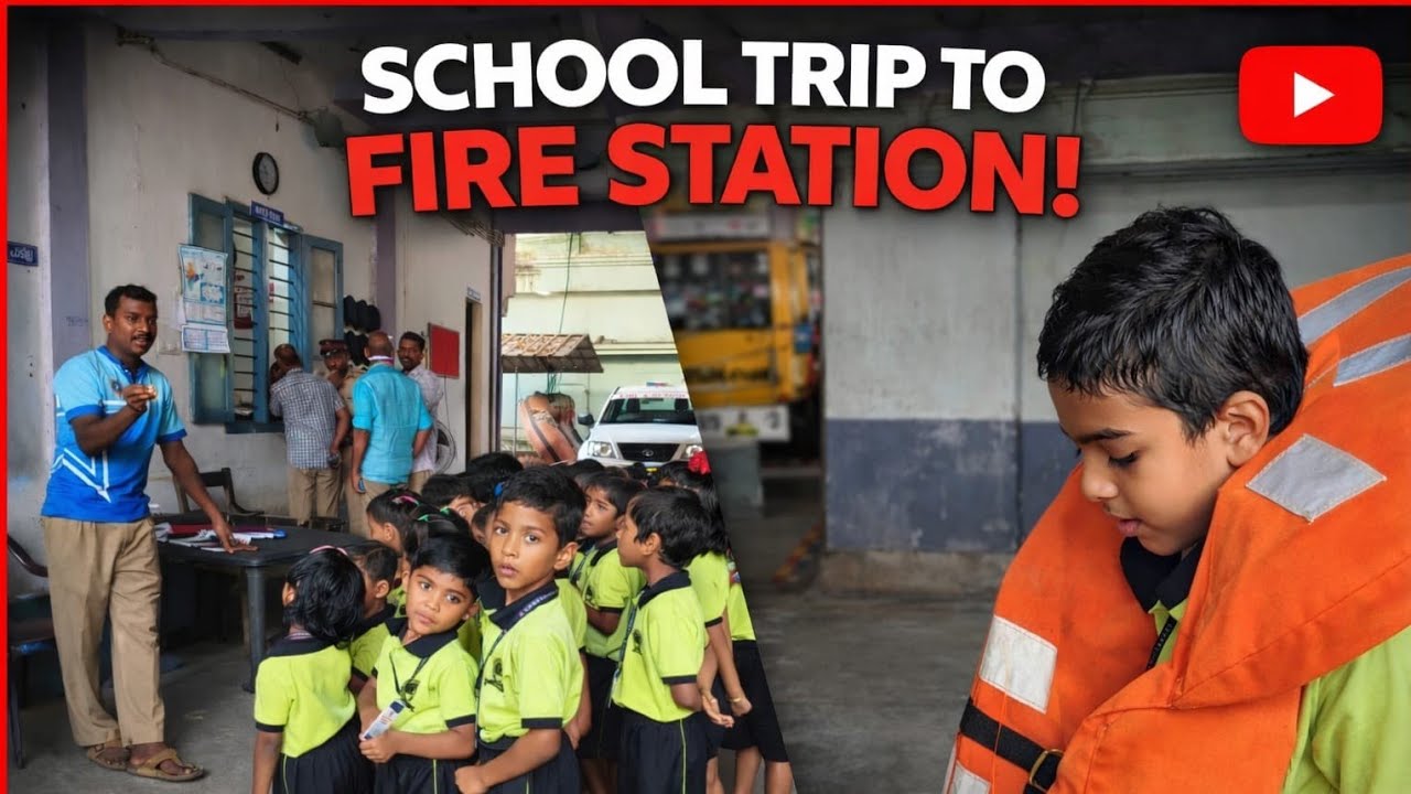 ചൊവ്വര സ്കൂളിൽ നിന്നും ഫർഹാൻ മോൻ ഫയർസ്റ്റേഷനിൽ പോയപ്പോൾ #L. K.G# friends#
