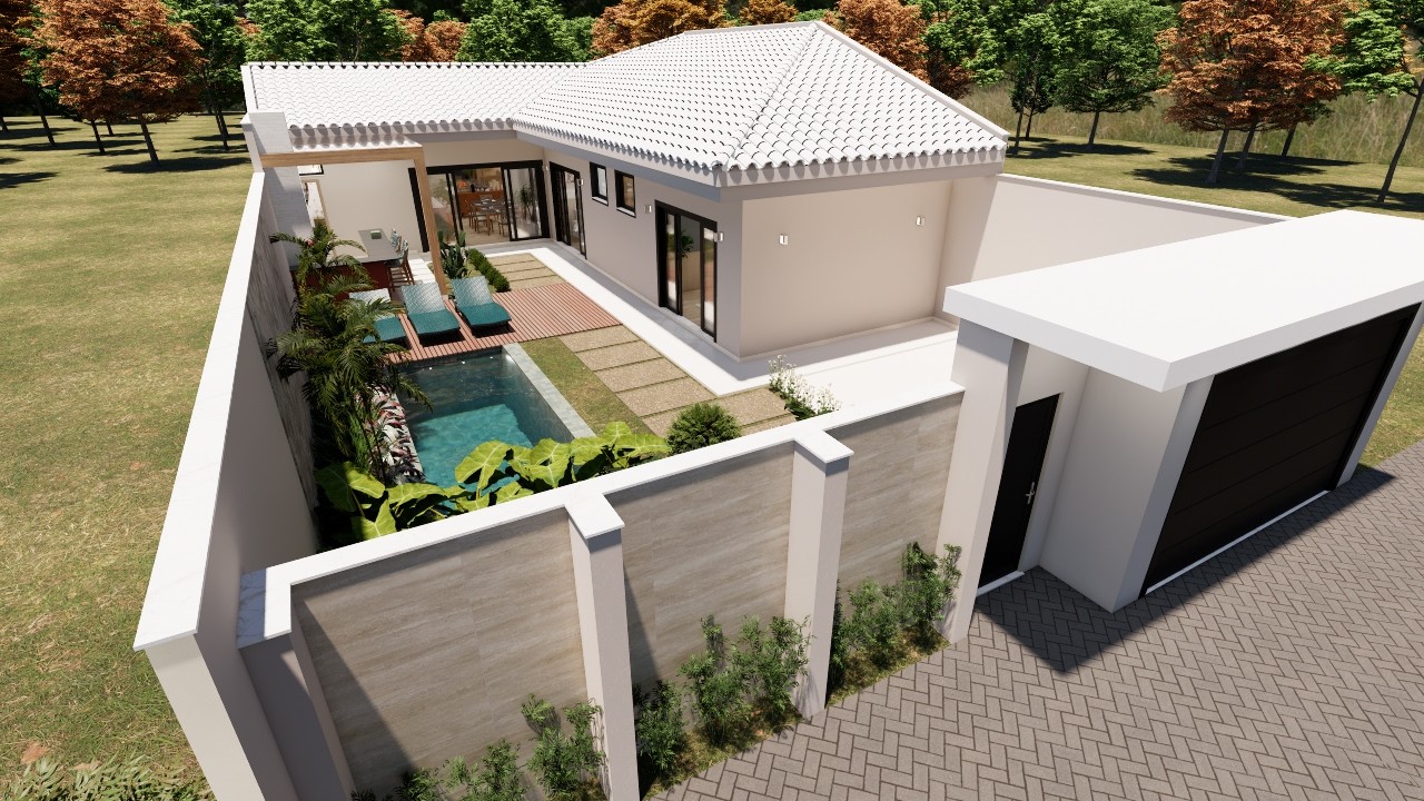 🔥 Essa Casa em L com Telhado Aparente Vai Te Surpreender | Terreno 12x25m .Cód348A