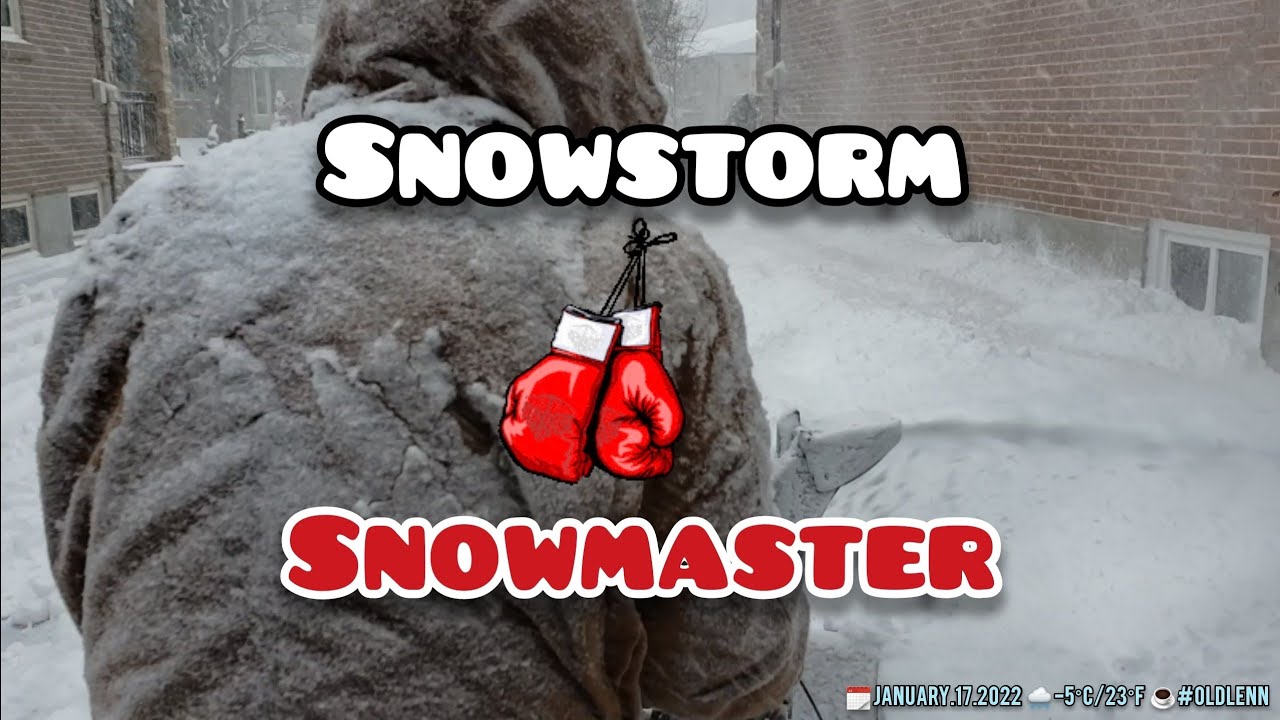 SNOW STORM vs SNOWMASTER • Snow Removal / Clearing • Carhartt Bartlett Utility Jacket