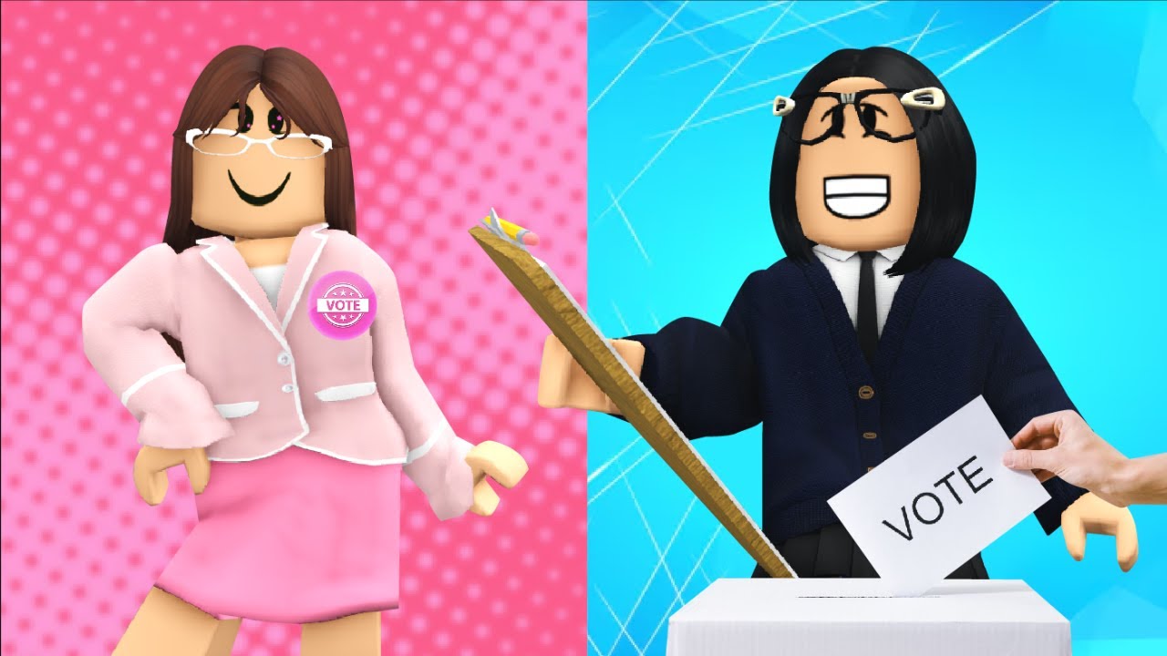 Elecciones escolares |  La nueva presidenta | Cindy vs Martha | Mamá vs Roblox #roblox
