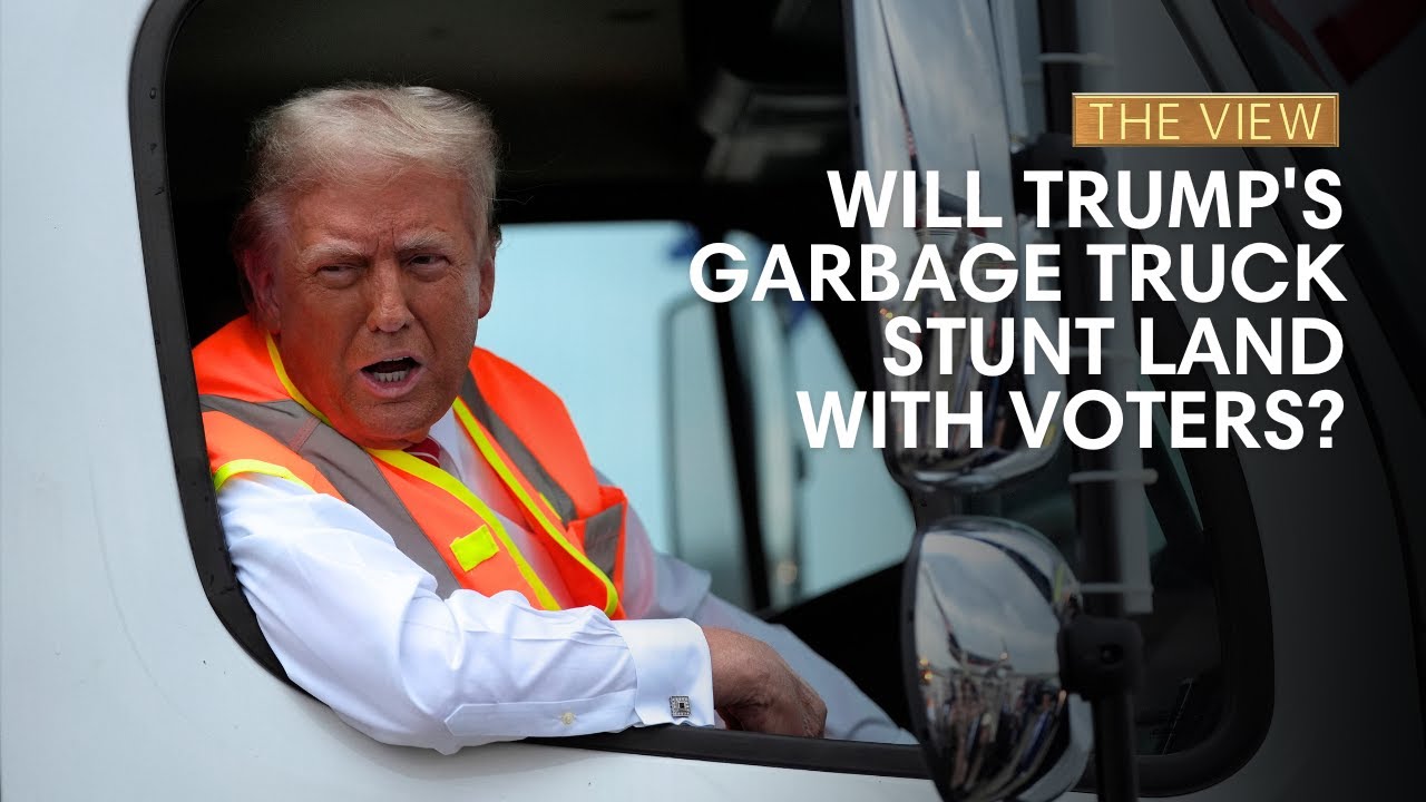 Will Trump's Garbage Truck Stunt Land With Voters? | The View