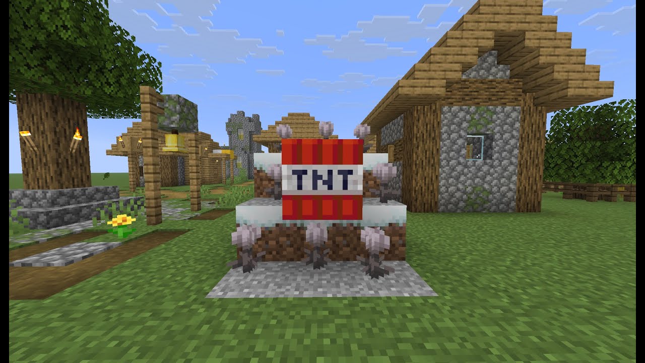 🔴Minecraft - TNT village live  #minecraft #shorts