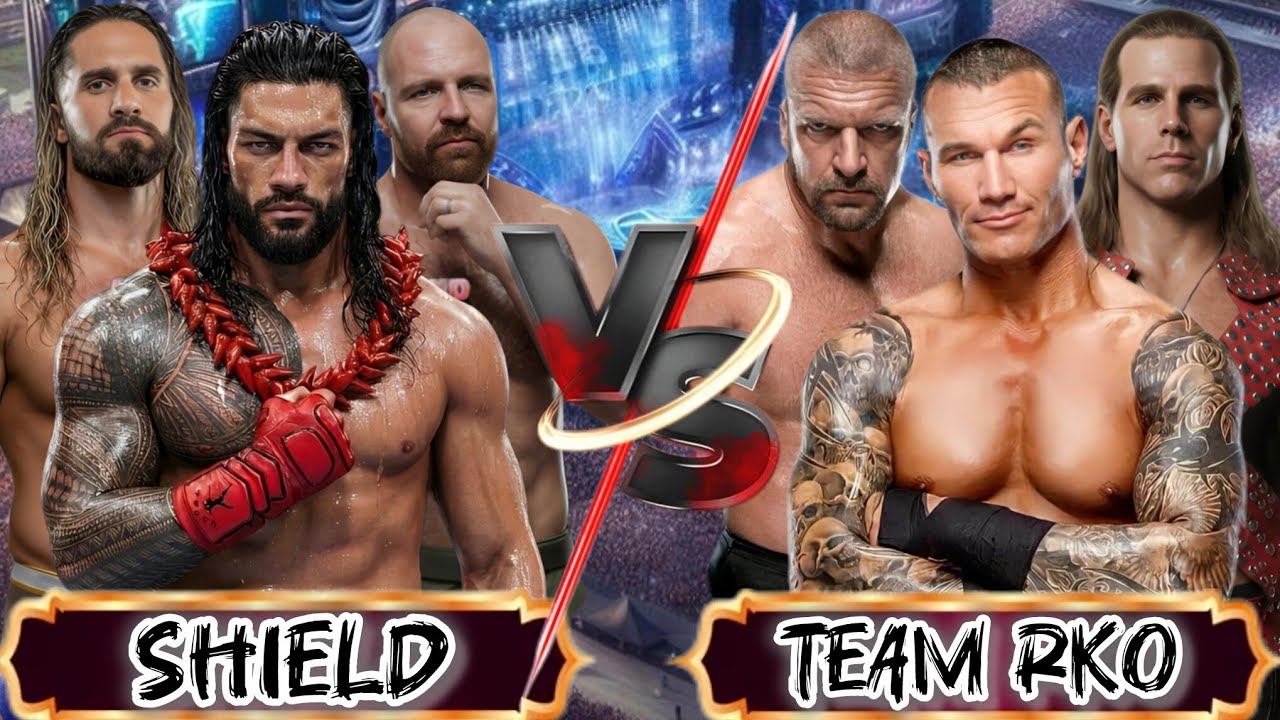 wwe 2k25-Shield VS Team Triple RKO | WWE 2K25 Gameplay |