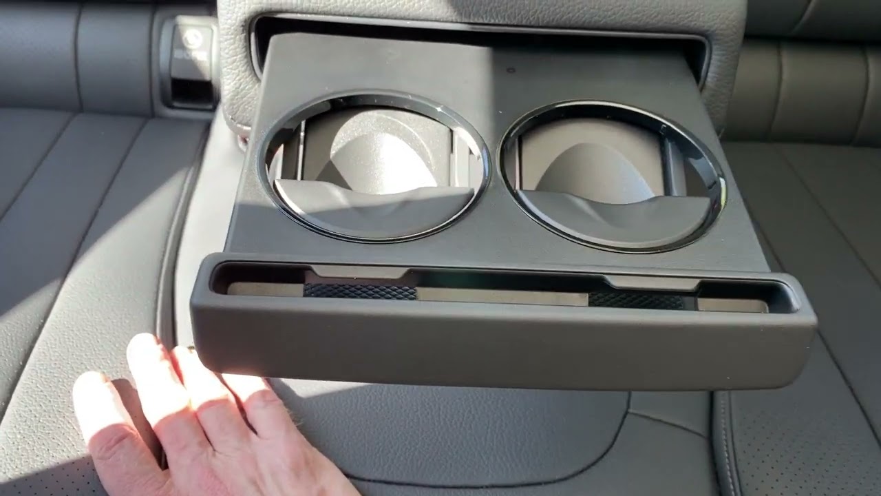 2024 Mercedes Benz E350 4Matic W214 Rear Cupholder Update - I learned something!