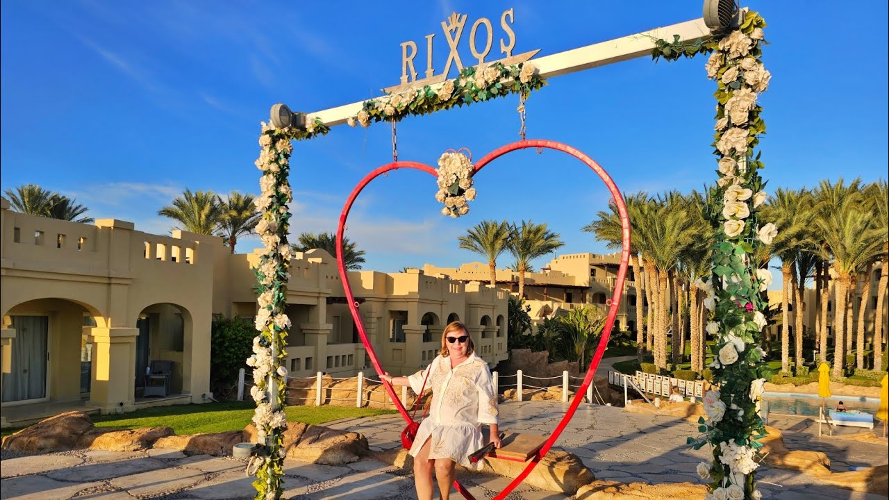 Отель Rixos Sharm-el-Sheikh.  РЕКОРД Эллы -- 7 метров дайвинга, а Жени -  горы ЕДЫ в 10 ресторанах