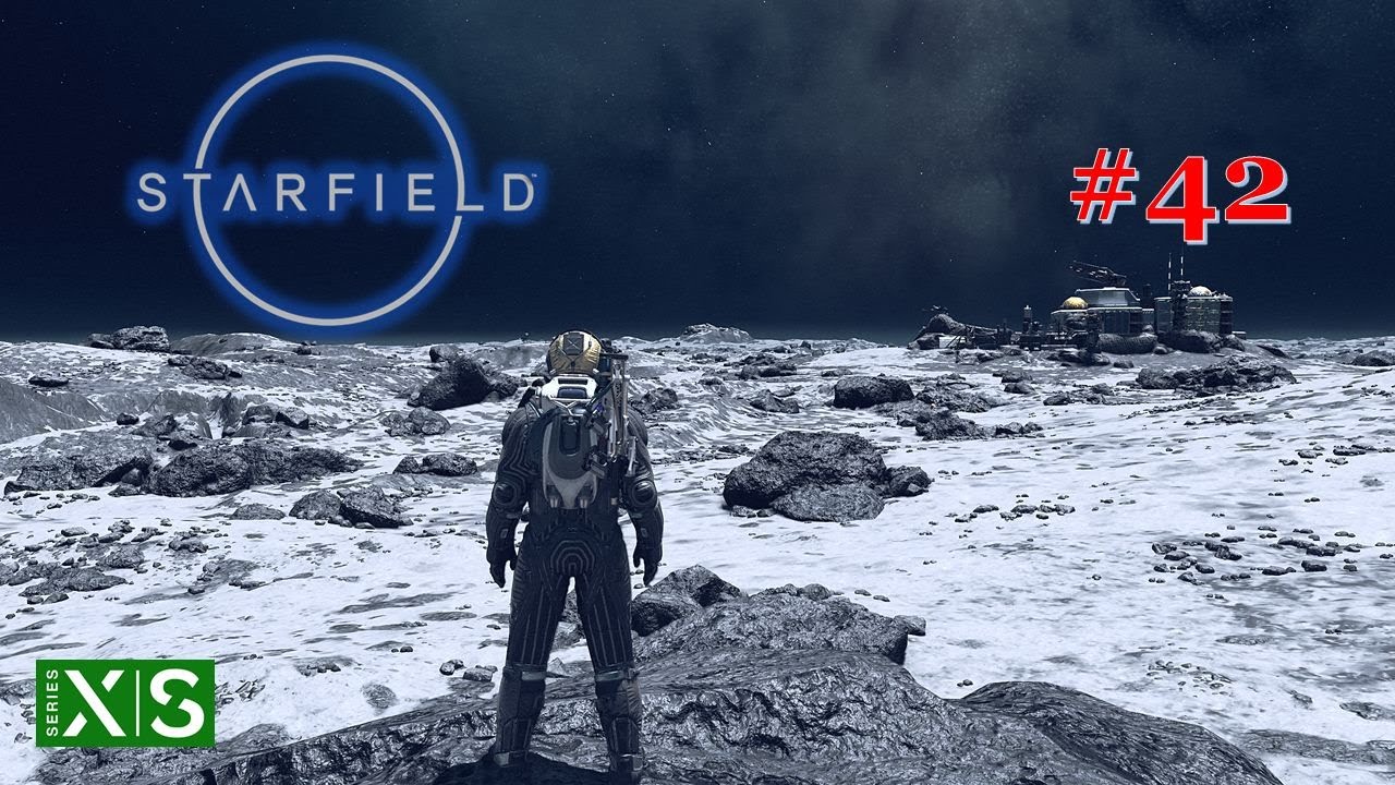 STARFIELD  | Navacci moon of Polvo | Surveying planet resources and clearing station of pirates