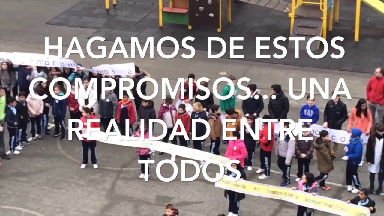 colegio amor de dios Burlada mannequin challenge por la paz