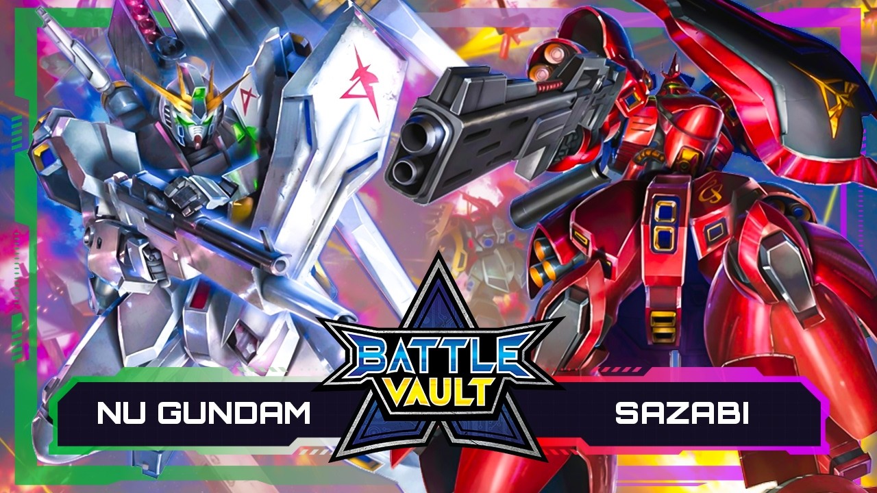 Nu Gundam VS Sazabi | BATTLE VAULT GD05 | Gundam Card Game & TCG