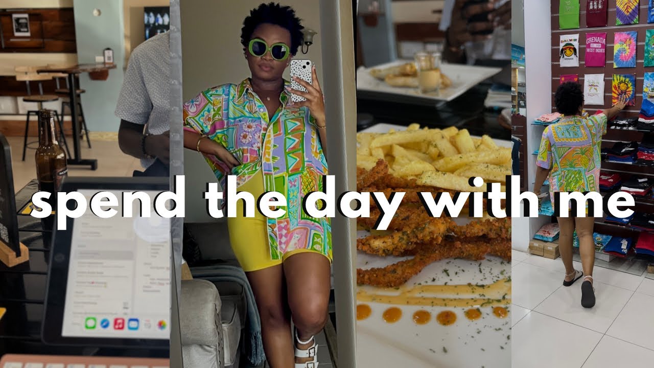 Vlog | Spend the Day with Me: getting ready, brunch meeting, errands | Life in Grenada | Raquel Leid