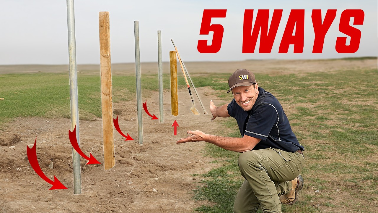 You’ve Been Setting Fence Posts Wrong This Whole Time
