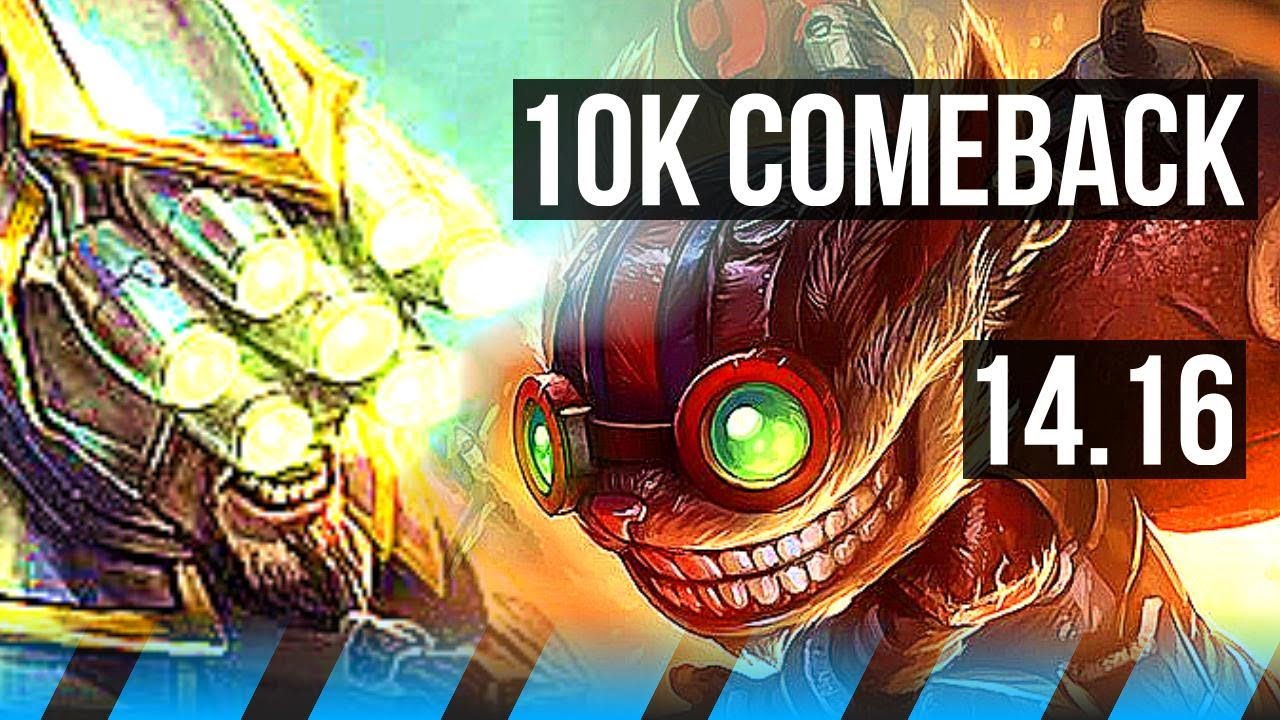 MASTER YI vs ZIGGS (MID) | 10k comeback, 11 solo kills, Legendary, 49k DMG | EUW Master | 14.16