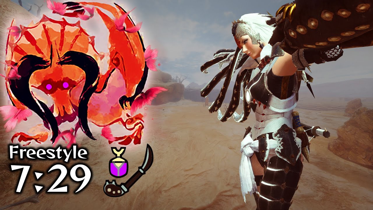 MHR Sunbreak: A5 Afflicted Diablos Vs. Sneaky Insect Glaive 7:29 -  傀異化 ディアブロス 操虫根 ソロ【サンブレイク】