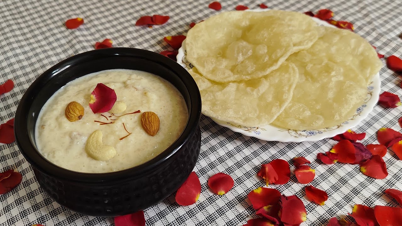 Kunde Ki Niyaz Recipe | Rajjab Special Puri & Kheer 😍 #rajjab