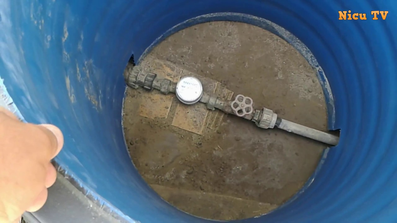 Am betonat noul cămin de apă