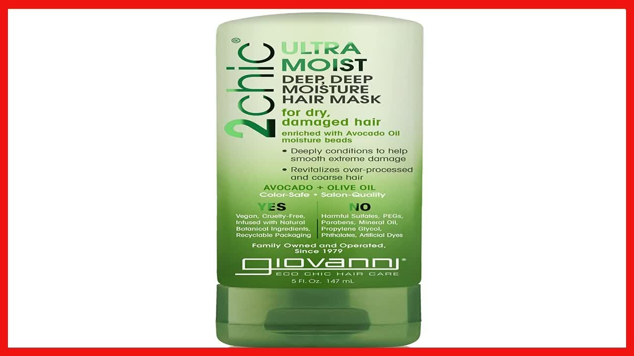 Great product -  GIOVANNI 2chic Ultra-Moist Deep Moisture Hair Mask, 5 oz. - Avocado & Olive Oil, Cr