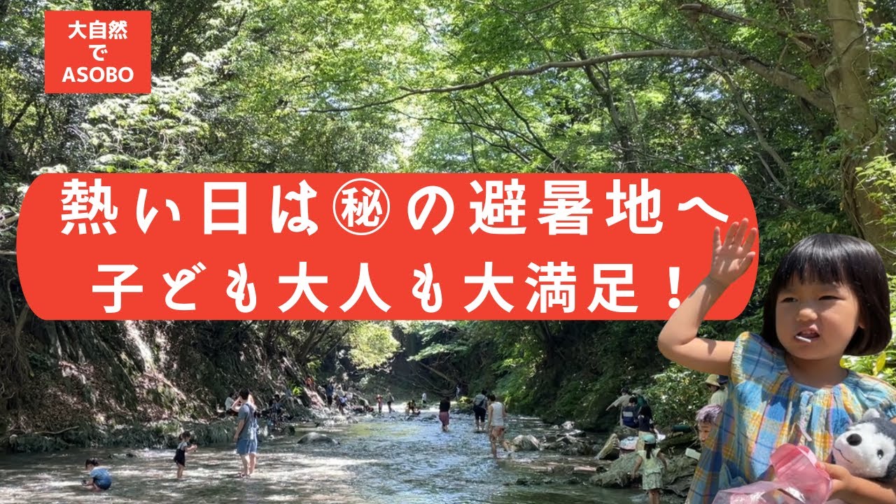 【関東】東京60分で大自然！川遊び_穴場で子どもも満足！