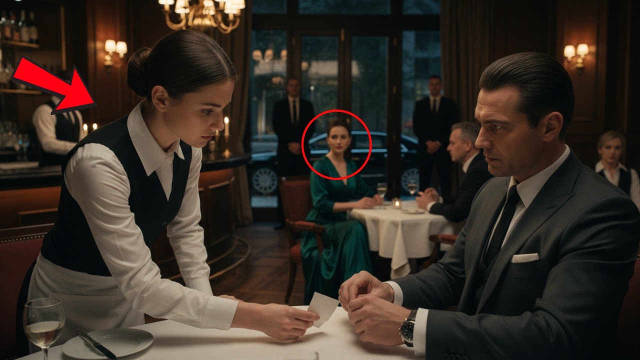 Shy Waitress Slips Note To Mafia Boss—“Your Wife Set A Trap. Leave Now.”