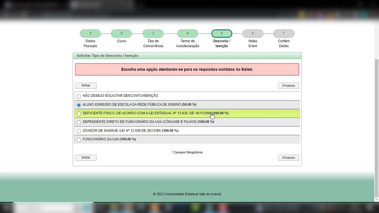 COMO SE INSCREVER NA UVA PELA NOTA DO ENEM