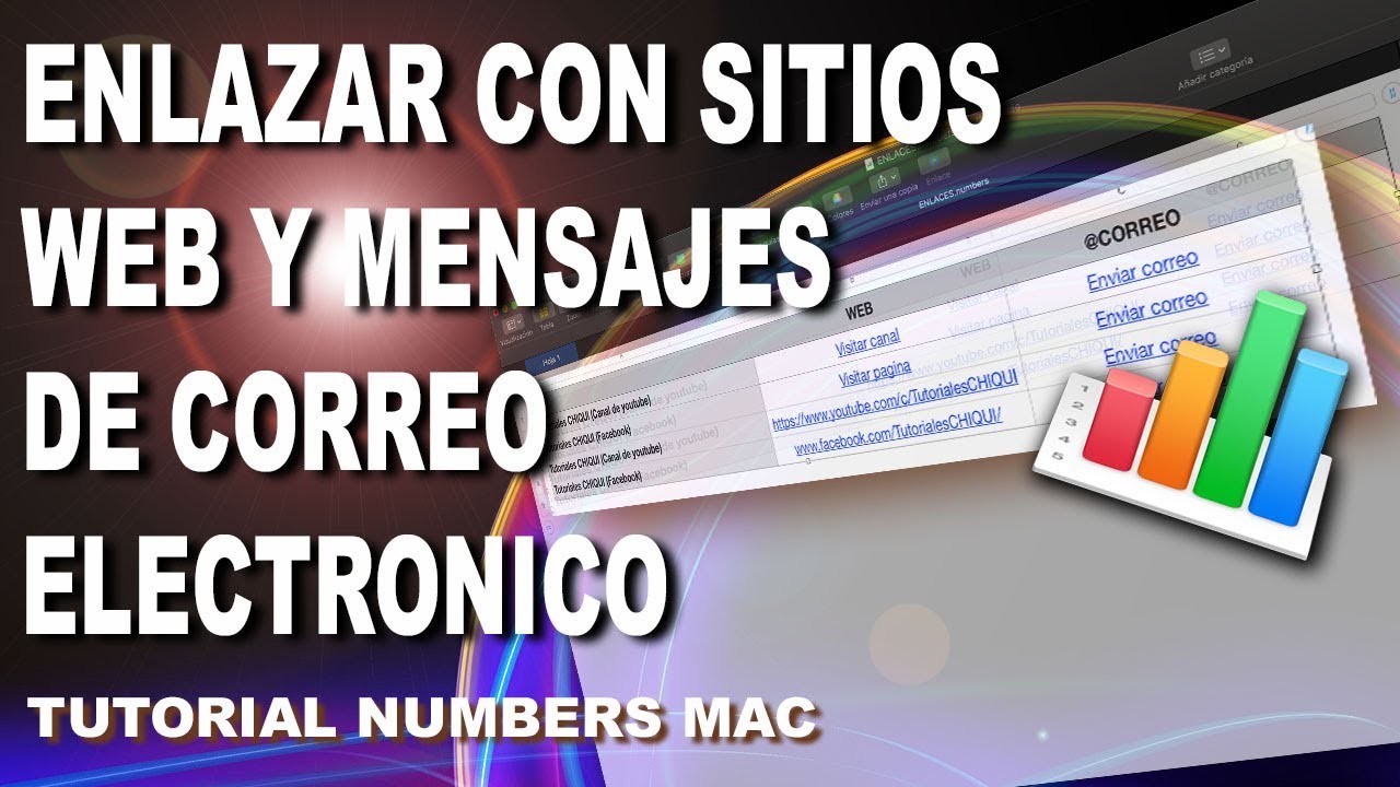 ENLAZAR CON SITIOS WEB Y MENSAJES DE CORREO ELECTRONICO | TUTORIAL NUMBERS MAC