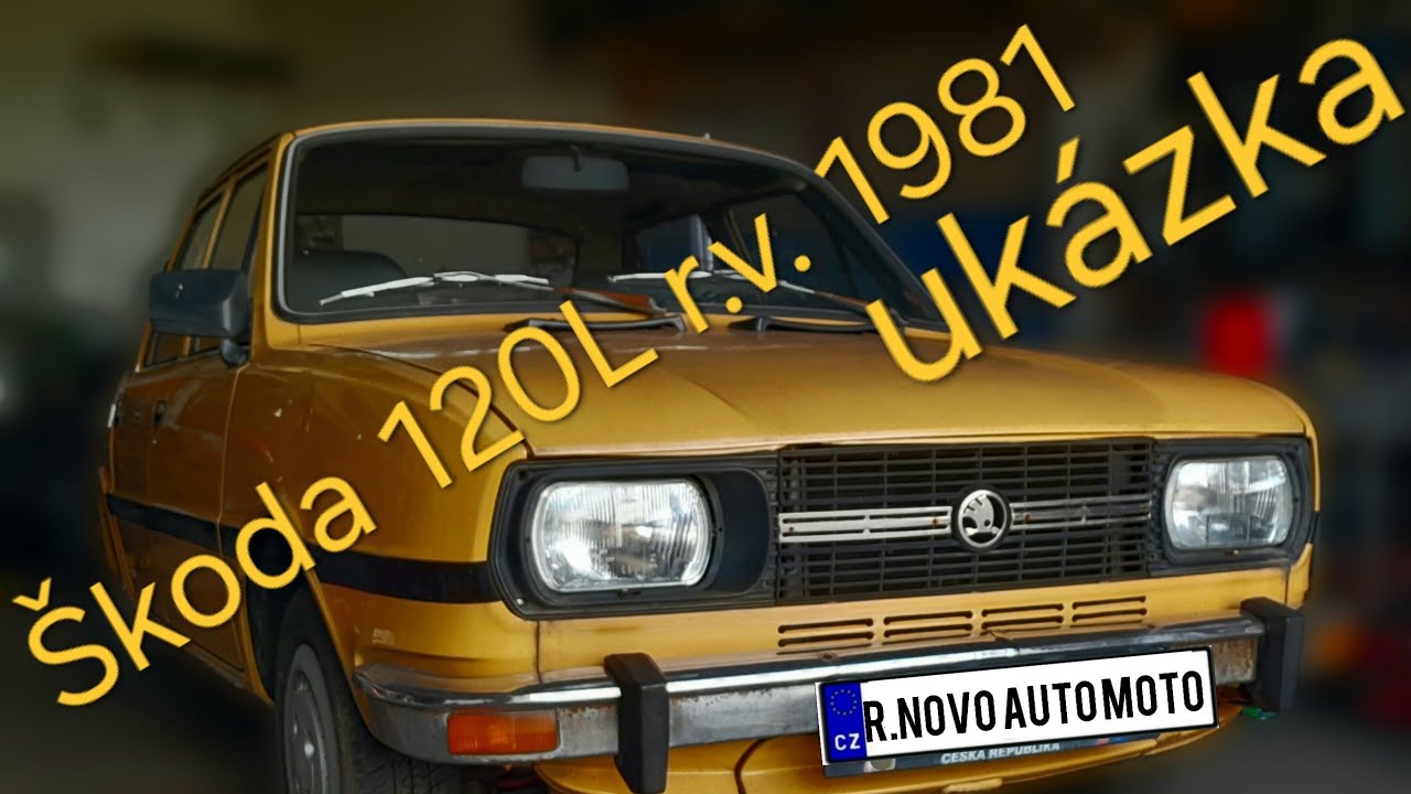Škoda 120L r.v. 1981 ukázka #skoda120l #skoda120 #skoda #veteran #automobile #classic #coldstart
