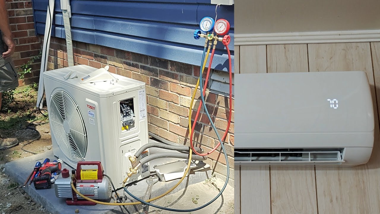 HVAC Pros Don't want you to See This! TOSOT Mini Split DIY INSTALL