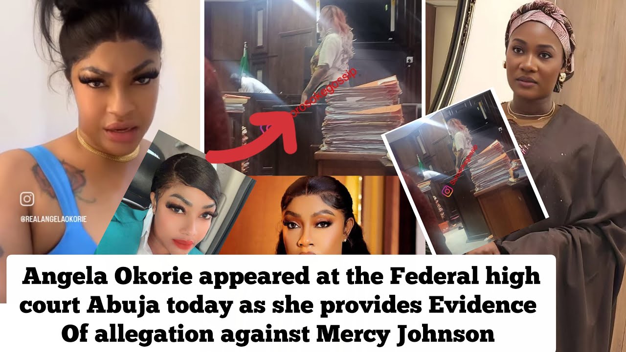 Breaking News! Nollywood Actress Angela Okorie appeared at federal high court Abuja today