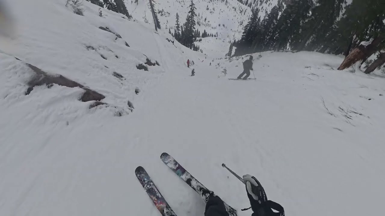 Skiing Sticky Chutes at Palisades (12/31/2025)