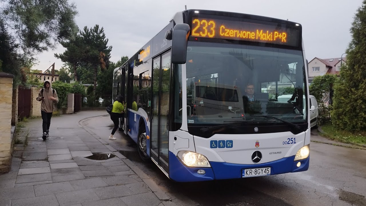 MPK Kraków [🚌233 - CAŁA TRASA], Mercedes - Benz Citaro C2 #DO251