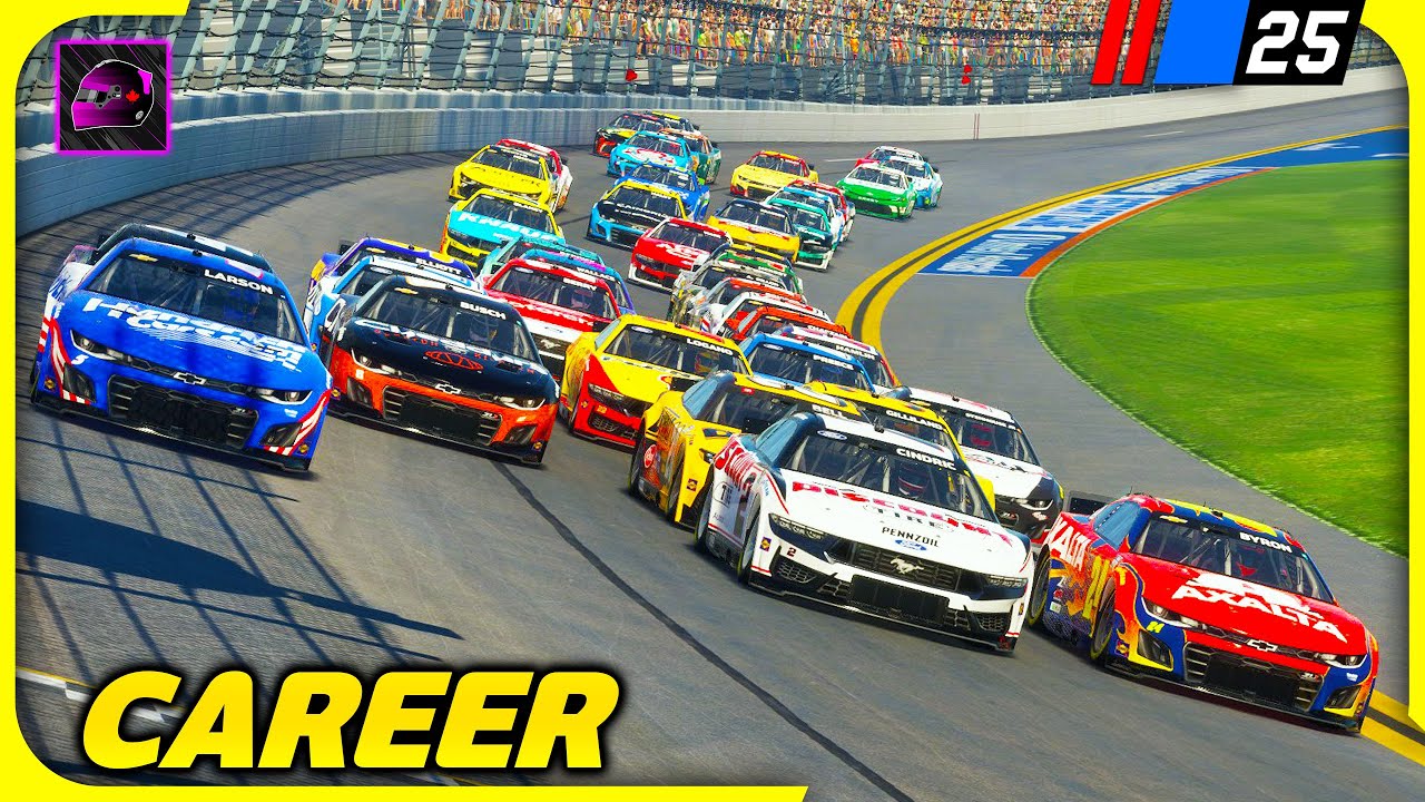 Дебют в серии кубков DAYTONA 500! — режим карьеры NASCAR 25: часть 33