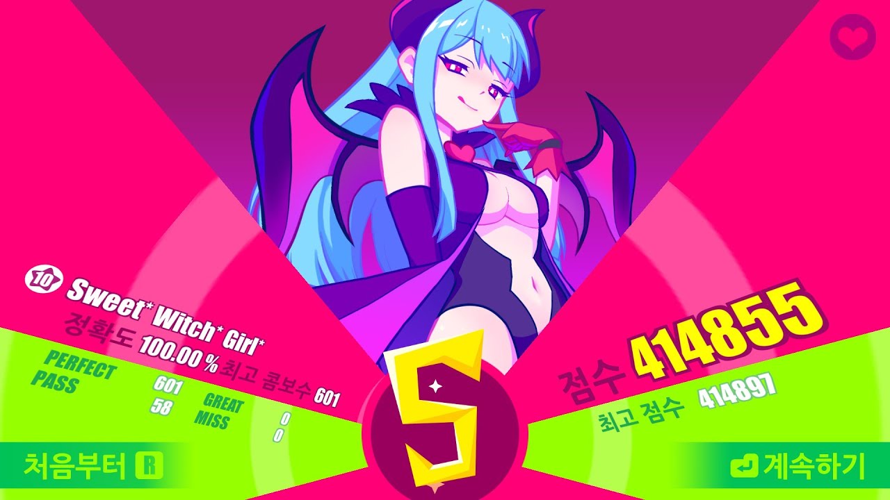 【Muse Dash】 Sweet* Witch* Girl* (MASTER ★10) 100% AP