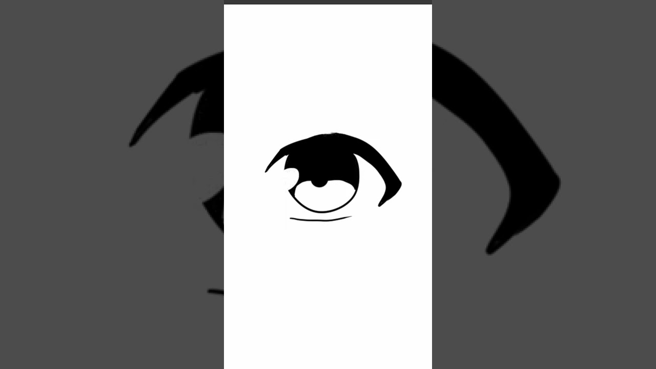 Dica para desenhar olhos de anime - Formato do olho
