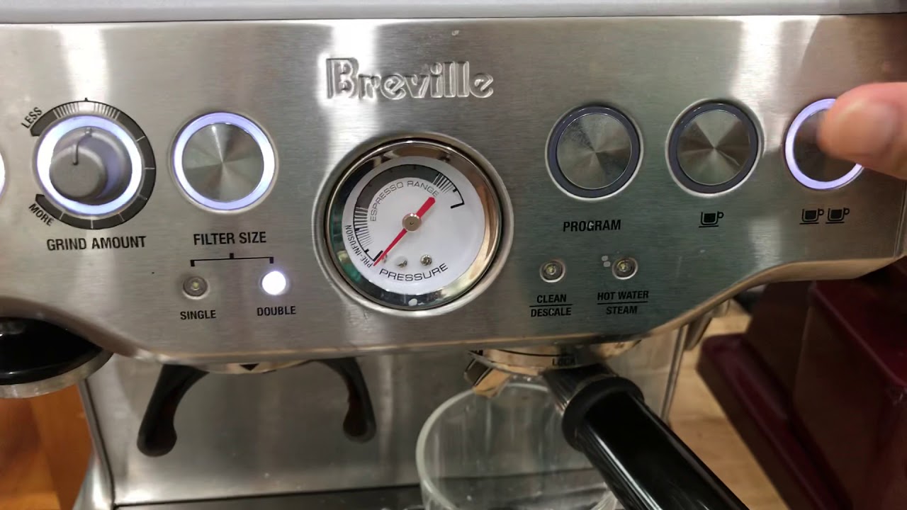 Espresso coffee with Breville 870