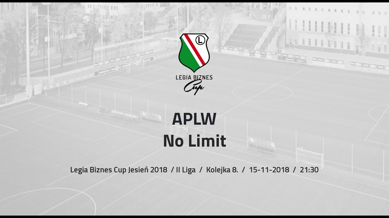 Skr&oacute;t spotkania APLW - No Limit ( Legia Biznes Cup Jesień 2018 )