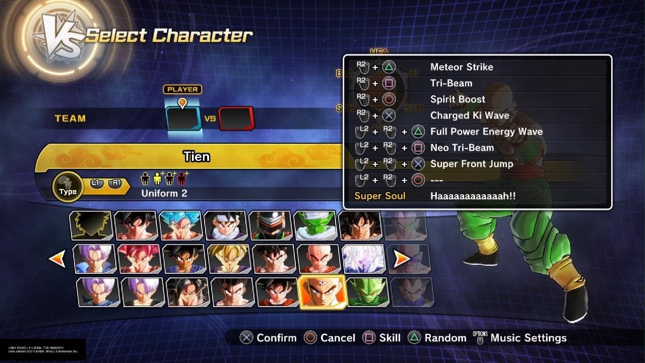 Dragonball xenoverse 2 All characters