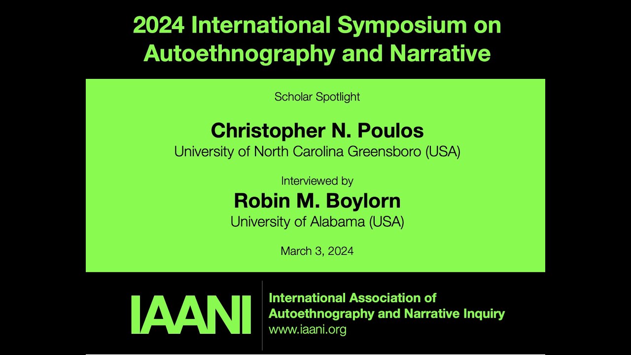 2024 ISAN Scholar Spotlight: Christopher N. Poulos